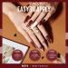 MEFA Autumn Gel Nail Polish Set 12 Colors Red Brown Gel Polish Set Nude Pink Gel Polish Soak Off UV Led Dark Red Glitter Nail Gel Manicure at Home DIY Salon for Women Brown Red - Buy Online on GoSupps.com