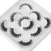 Yawamica 3D Volume Russian Strip Lashes - Soft Wispy Curly Cat Eye Faux Mink Look, 5 Pairs - Buy Online on GoSupps.com