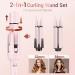 Bestope MIX Rotating Hair Curler with Adjustable Temperature - 2 Barrels 32/38mm for Short and Long Hair Silver - Buy Online on GoSupps.com