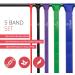 Buy Fitness Band Pull Up Resistance Band Set - Home Gym Equipment Kit | Tapping Aid + Training Book for Calisthenics & Bodybuilding - Buy Online on GoSupps.com