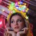 Zoestar Light Up Star Headband Gold LED Stars Headbands Glitter Glowing Headpiece Rave Party Costume Hair Accessories for Women - Buy Online on GoSupps.com
