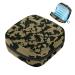 Retro Camouflage Black Zippered Sanitary Napkin Storage Bag for Sanitary Napkins Multicolor 06