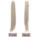 Buy 22'' Ash Blonde Mix Ponytail Extension - Micro Wavy Hair Braid with Bracket | Skin-Resistant Realistic Look for International Shipping - Buy Online on GoSupps.com