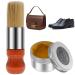 Furniture Salve with Brush Practical Wax Leather Care Kit Multifunctional Furniture Polish 120ml Leather Salve Wood Conditioner for Home Furniture Cabinets Antiques