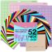 FURWEY HTV Heat Transfer Vinyl Bundle: 52 Pack 12" x 10" Iron on Vinyl for T-Shirt, 30 Assorted Colors with HTV Accessories Tweezers, HTV Vinyl Sheets 52pack