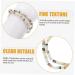 OHPHCALL 1 String Septum Beads Macrame Beads Bracelet Accessories Heishi Beads Bracelet Loose Beads Crystal Spacer Beads Colorful Beads Spacer Rocks Bead Chips Beads Craft Stone Small Beads Sky-blue 39X0.4X0.2CM - Buy Online on GoSupps.com