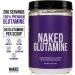 Naked Pure Micronized Creatine Monohydrate 100 Servings + 200 Servings Pure L-Glutamine Bundle: Vegan Non-GMO Gluten Free. Minimize Muscle Breakdown & Improve Protein Synthesis. Nothing Artificial - Buy Online on GoSupps.com