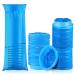 Vomit Bags Throw Up Bags Disposable Barf Bags 1000ml Puke Bags Blue Nausea Bags Leak Resistant Emesis Bags Aircraft Car Sickness Bag for Travel Motion Sickness Pregnancy Patients Kids (200 PCS)