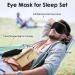 FlyCoco 3D Sleep Eye Mask - Ultimate Light Blocking No Eye Pressure Adjustable Strap for Travel & Home Use (Black - Buy Online on GoSupps.com