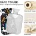 Naanle Unicorn Flowers Heat Bottle - 1L Transparent Hot Water Bottle for Warm & Cold Therapy | Ideal for Pain Relief & Cozy Comfort - Buy Online on GoSupps.com