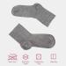 Cosyfeel Women Loose Diabetic Socks | 4-Pack Neuropathy Ankle Socks for Ladies | Super Soft Eco-Friendly Bamboo Material | Durable with Seamless Toe | Multicolour Patterns | 4 Seasons 7-9 1/2 SMOKE - Buy Online on GoSupps.com
