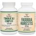 Double Wood Supplements Tongkat Ali and Fadogia Agrestis Bundle - Men's Health and Athletic Performance