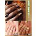 Kalolary 20PCS Luminous Glitter Gel Nail Polish Strips - Glow in the Dark Waterproof Nail Wrap Stickers (White) - Includes Nail File and Stick - Buy Online on GoSupps.com