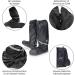 Amazy Rain Overshoes - Waterproof Non-Slip Shoe Covers with Reflectors & Free Storage Bags | Perfect for Rain Snow & Dust - Sizes 42-43 - Buy Online on GoSupps.com