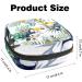 Menstrual Pad Bag with Zipper | Stylish Tampons Collection Pouch for Women & Girls - Tropical Design - Buy Online on GoSupps.com