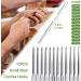 Coopay 58 Piece Crochet Kit for Beginners - Yarn and Knitting Accessories Set with Soft Grip Hooks, Lace Needles, Yarn Balls, Cable Needles & More in White - Cactus Theme - Buy Online on GoSupps.com