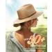 Women's UPF 50+ Khaki Straw Sun Hat with Wide Brim and Wind Lanyard for Summer - Medium-Large - Buy Online on GoSupps.com