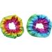 Zac's Alter Ego Pair of Fun Metallic Rainbow Scrunchies - Buy Online on GoSupps.com