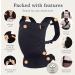 Beco Toddler Baby Carrier - Extra Wide Seat 100% Cotton 2 Wearing Positions Comfort for 9-27 kg Kids (Ecru) - Buy Online on GoSupps.com