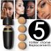 Lazzybeauty Oil Absorbing Volcanic Roller - 5PCS Facial Volcanic Stone Roller for Instant Oil Control and Shine Removal - Portable and Reusable for Oily Skin - Black - Buy Online on GoSupps.com