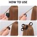 Hair Rollers Velcro Rollers for Hair 18 Pcs Self Grip Velcro Hair Rollers with 12 Pcs Duckbill Clips Hair Curlers Rollers for Long Medium Short Hair Black - Buy Online on GoSupps.com