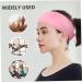 Spa Headband Spa Facial Headbands Pink Makeup Headband Shower Bath Head Wrap Skincare Hair Band with Fastening Tape for Washing Face - Buy Online on GoSupps.com