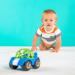 Bright Starts Oball Toy Car with Rattle - Multicolored Green-Blue Baby Toy | International Shipping Available - Buy Online on GoSupps.com
