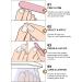 Kalolary White Gel Toenail Strips - Long Lasting Pink Gradient Pedicure Stickers | Salon Quality Nail Wraps with Nail File & Wood Stick | Perfect for UV/LED Lamp - Buy Online on GoSupps.com