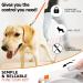 Bluzelle 8m Long Dog Leash for Dogs up to 50kg - Flexible Neon-Orange Reflector Belt with 360 Carabiner Hook Ergonomic Gray Handle & Catchment Brake - Buy Online on GoSupps.com