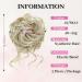 Fulang Hair 5 Pack - Wavy Large Bun Hair Parts with Rubber Bands | Artificial Hair Ties for Updos & Messy Buns (27/613) - Buy Online on GoSupps.com