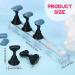 PROUSKY 2 Set Nail Display Stand Fingernail DIY Nail Art Display Nail Tip Practice Holder Magnetic for False Nail Tip Manicure Tool Home and Art Salon Use Magnetic Nail Practice Base (Black) - Buy Online on GoSupps.com