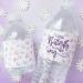 Girl Baby Shower Butterfly Water Bottle Labels - 24 Count Pink & Purple Waterproof Wrappers - Buy Online on GoSupps.com