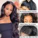 26 Inch Body Wave Lace Front Wig for Black Women | Pre Plucked 180% Density Human Hair Wig | Natural Black Color - Buy Online on GoSupps.com