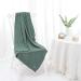 Mimixiong 100% Cotton Knit Swaddle Baby Blanket - Cozy & Soft for Newborn Boys and Girls - Dark Green 100x80cm - Waffle - Buy Online on GoSupps.com