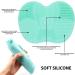 Makeup Brush Cleaning Pad 1 Piece Silicone Purifier with Suction Cup 1 Foldable Cleaning Bowl for Makeup Brushes Portable Cleaning Tool Set - Buy Online on GoSupps.com