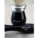 4 Pc Men's Shaving Kit | 5 Edge Razor White Badger Hair Brush Stand & Alum Pencil - Perfect Grooming Set - Buy Online on GoSupps.com