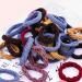 Seamless Cotton Hair Ties - 60 Elastic Ponytail Holders for Women & Girls | No Wrinkle Soft & Durable | 10 Colors & 4 Styles for Thick Hair - Buy Online on GoSupps.com