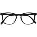 Opulize Bex Fern Glasses Large Quadrat Cool Designer Frame spring hinges scratch -resistant black men M64-1 -2.00 Matt black -2.00 diopters