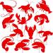 Lobster Cupcake Toppers 24Pcs Crawfish Cupcake Picks Crawfish Birthday Party Decorations Red Lobster Cake Picks for Under The Sea Baby Shower Supplies - Buy Online on GoSupps.com