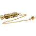Ibrahim Karim Universal Pendulum for Divination - High Energy Gold Double ISIS Steel Copper Pendulum | MP21 #21 - Buy Online on GoSupps.com