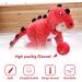 Doladola Unisex Baby Romper | Flannel Animal Hooded Jumpsuit 18-24 Months | Red Dinosaur Costume for Boys & Girls - Buy Online on GoSupps.com
