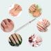 VOCOSTE Long Spiral-F Flame Blast Nail Drill Bit Stainless Steel Silver Tone - Buy Online on GoSupps.com
