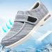 Shop Men's Diabetic Foot Shoes - Pain Relief for Swollen Feet | Breathable Adjustable Lightweight Orthopedic Walking Shoes - Ideal for Plantar Fasciitis (Beige - Buy Online on GoSupps.com