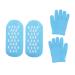 VINTORKY Spa Socks Dry Feet Gel Socks Crutch Handle Covers Moisturizing Toe Socks Moisturizing Socks Boho Alligator Hair Clips Cracked Skin Socks Glove Gel Socks for Moisturizing Moisturize 20.00X13.00X3.30CM