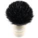 Edwin Jagger Classic Black Synthetic Shaving Brush - Eco-Friendly Vegan Exfoliating Brush for Men and Women - Buy Online on GoSupps.com