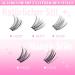 Calailis DIY Individual Eyelashes - 96 PCs D Curl Cluster Lashes (10-16mm) for At-Home Lash Extensions | International Shipping Available - Buy Online on GoSupps.com