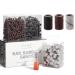 Makartt Nail Drill Bits Sanding Bands for Nail Drill #80#150#240 Grits 300Pcs Nail File Sanding Bands Zebra brown Professional Drill Bits Set for Acrylic Nails Gel Manicures Pedicures Tools 603 Count (Pack of 1)