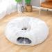 LUCKITTY Warm Plush Cat Dog Tunnel Bed with Washable Cushion-Big Tube Playground Toys 3 FT Diameter Longer Crinkle Collapsible 3 Way  for Indoor Cat Kitty Kitten Puppy Rabbit Ferret - Buy Online on GoSupps.com