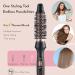 1 1/4 Inch Ceramic Tourmaline Curling Iron Brush - Dual Voltage Travel Tool for Long & Medium Hair - Black - Buy Online on GoSupps.com