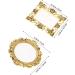 4pi ces Palette de M lange pour Ongles Plateau R sine Support pour Nail Art Outil Cosm tique Palette de Vernis Plaque de M lange Accessoire de Manucure Pr sentoir Polyvalent - Buy Online on GoSupps.com